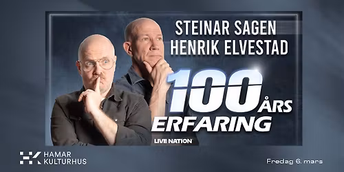Steinar Sagen og Henrik Elvestad \u2013 100 \u00e5rs erfaring