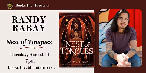 RANDY RIBAY at Books Inc. Mountain View