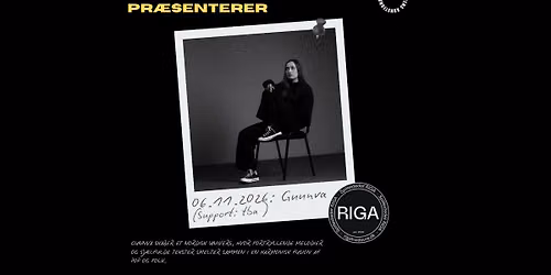 Gunnva + support | LYDBAR - Spillestedet RIGA