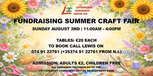 Fundraising Summer Craft Fair