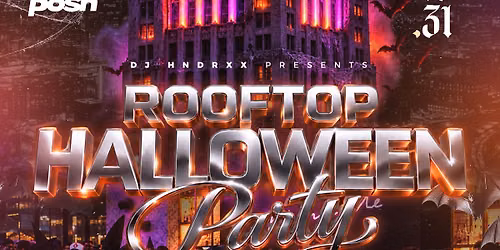 Rooftop Halloween Party.
