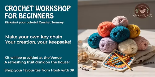 Crochet Workshop for Beginners by Hook with JK