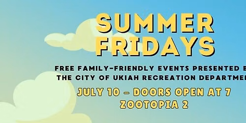 Summer Fridays - Zootopia 2 