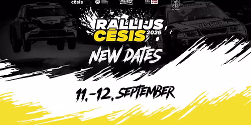 RALLIJS C\u0112SIS 2026 | 11.-12. SEPTEMBRIS