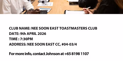 Toastmaster Chapter Meeting