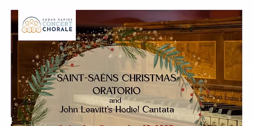 Celebrate the beauty of the Christmas season with the Saint-Sa\u00ebns Christmas Oratorio
