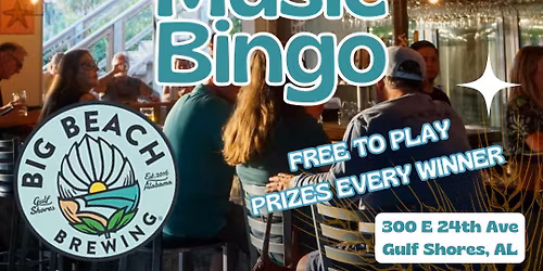 Soundcheck Music Bingo at Big Beach Brewing Company