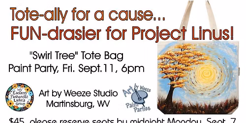 Tote-ally for a cause...FUN-draiser for Project Linus!