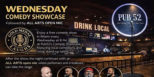 The MidWeek Comedy Club Show & Open Mic
