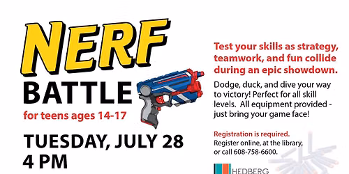 NERF Battle (ages 14-17)