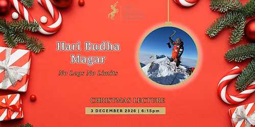 Christmas Lecture: Hari Budha Magar