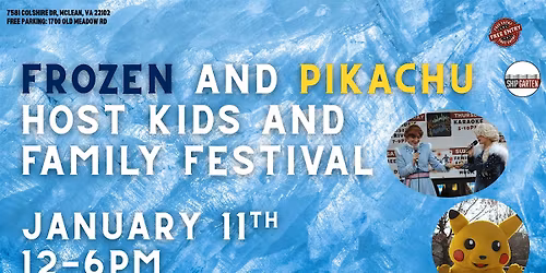 Frozen and Pikachu Host Kids and Family Festival