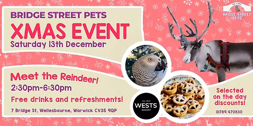 Free Xmas Event - Meet the Reindeer!