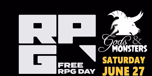 Free RPG Day at Gods & Monsters