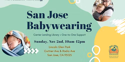 San Jose November Babywearing Meetup