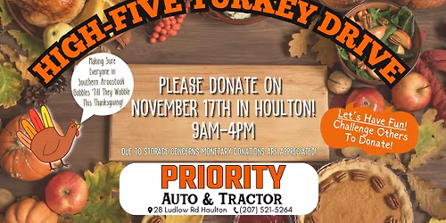 Southern Aroostook High-Five Turkey Drive 2025 