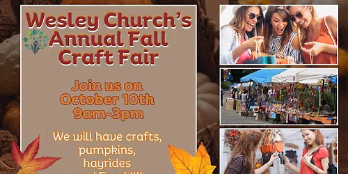 Wesley's Annual Craft Fair 2026