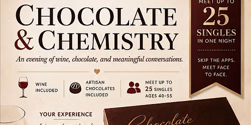 Chocolate  & Chemistry: Speed dating for ages 40-55