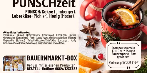 21. November \u2013 Punschzeit (14-17 Uhr)