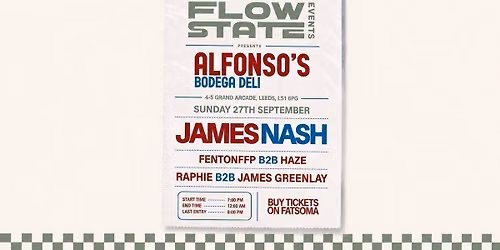 ALFONSO\u2019S X FLOW STATE EVENTS