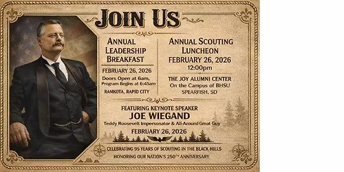 2026 Annual Leadership Breakfast & Luncheon for Scouting