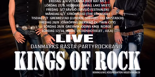 Kings of Rock till Berseau i J\u00f6nk\u00f6ping Fredag 28\/8