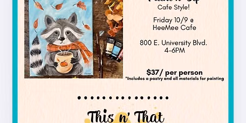 Fall Paint n\u2019 Sip Cafe Style 