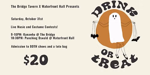 Drink or Treat: The Bridge Tavern x Waterfront Hall Crawl