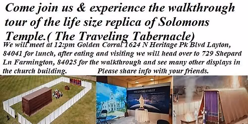 Solomon's Temple Life size Replica Walkthrough.
