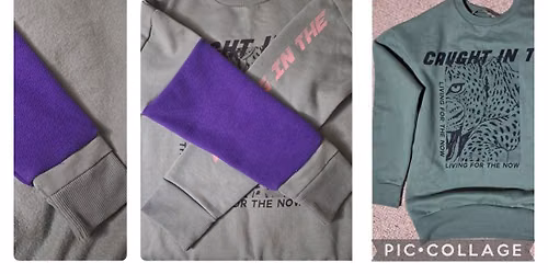 Learn to sew stretch fabrics and upcycle a sweatshirt 
