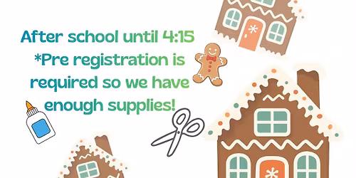 After School BMS Art: Make a Cardboard Gingerbread House