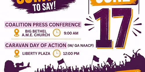 The Pilgrimage for Voting Rights: The South Got Sumthin' to Say Special Session Days of Action