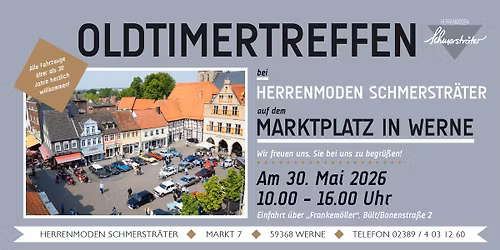 Oldtimertreffen auf dem Marktplatz in Werne