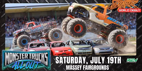 Monster Trucks All Out at Prairieland Park Convention Centre