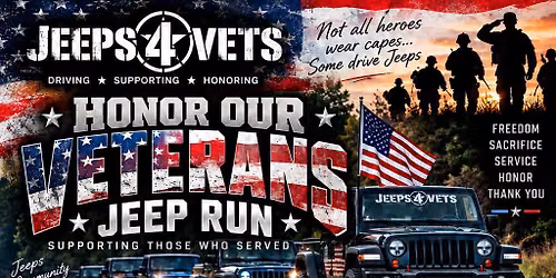 6th Annual Honor Our Veterans Jeep Run