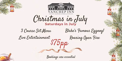 Saturday Nights Christmas In July- Yanchep Inn 2026