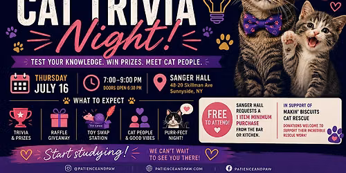 Cat Trivia Night - Sunnyside Qns