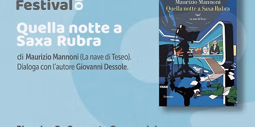 Presentazione del libro "Quella notte a Saxa Rubra" sabato 13 dicembre a Ploaghe