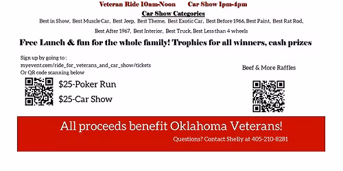 DAVA Ride for Veterans and Car Show