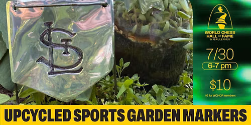 WCHOF Crafts & Cocktails: Upcycled Sports Garden Markers with Perennial