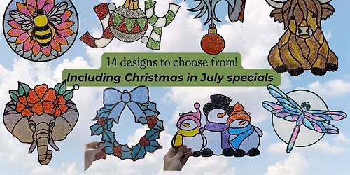 Create Your Own Suncatcher: Classic Designs + Christmas in July