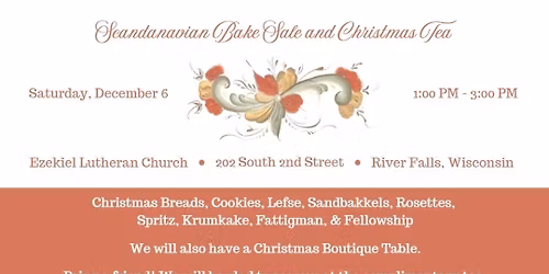 Scandinavian Bake Sale and Christmas Tea