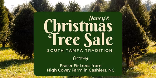 Nancy's Annual Christmas Tree Sale (Saturday)