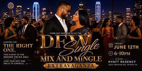 Singles Mix and Mingle Extravaganza