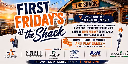 First Fridays at The Shack