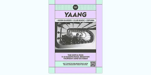 Hidden Herd Presents: YAANG + Noon Garden + Club Magic + Espuma