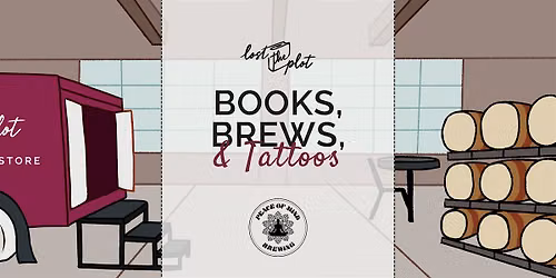 Books, Brews, & Tattoos + Silent Reading @ Peace of Mind Brewing