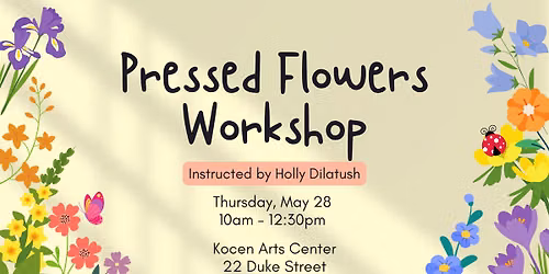 Pressed Flowers Workshop