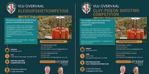 VLU Overvaal Kleiduifskietkompetisie 2025   I    VLU Overvaal Clay-Pigeon Shooting Competition 2025