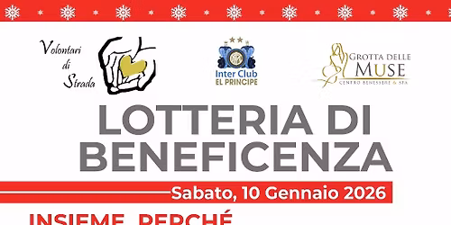 Lotteria di Beneficenza per i Volontari di Strada